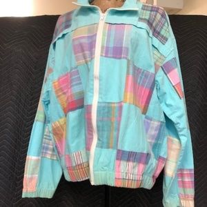 Vintage Patchit, Plaid Patch Yacht Jacket Womens